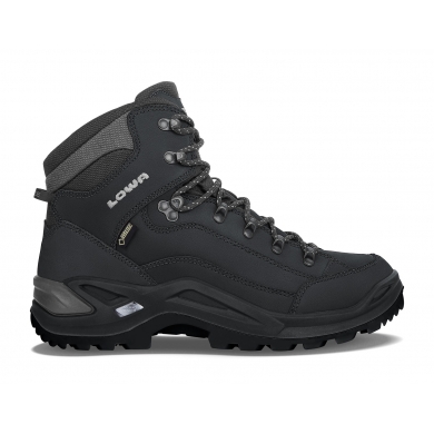 Lowa Wanderschuhe Renegade Mid S GTX (All-Terrain, wasserdicht, schmal) tiefschwarz Herren